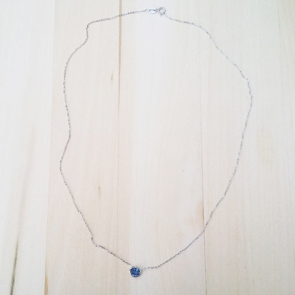 blue sapphire necklace