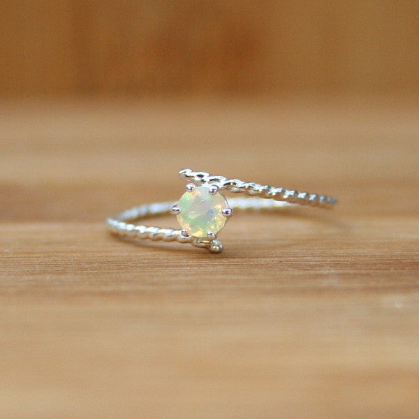 Opal Gold Ring Unique Cute Rings Handmade